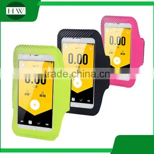 Outdoor Sport Accessories Logo Printed Reflective Armband Running Stretch Mobile Phone Arm Band Armbag thumbnail-1