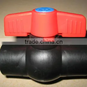 Black High Quality PVC Union Ball Valve thumbnail-1