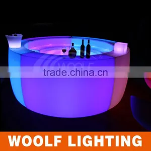 Glow Color Light High Quality Cheap Plastic LED Furniture thumbnail-1