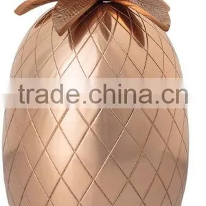 VINTAGE COPPER BRASS PINEAPPLE ICE BUCKET thumbnail-3