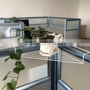 Balcony Hanging Flower Pot Rack Triangle Wall Flower Shelf thumbnail-2