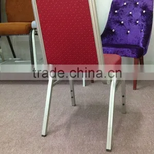 Wholesale Strong Stackable Aluminum Hotel Chair Price Steel Banquet Chair thumbnail-1
