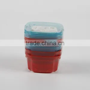 4/S Plastic Small Square Butter Box thumbnail-2