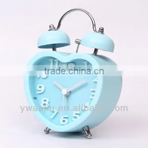 Supply Creative Retro Twin Bell Alarm Clock / Heart-shaped Alarm Clock thumbnail-1