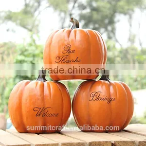Resin Thanksgiving Decorations Artificial Thanksgiving Pumpkin thumbnail-2