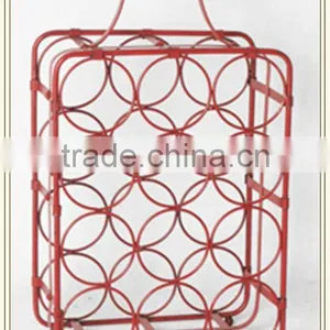 Hot Sale 12 Bottles Metal Wine Rack/wine Display Rack thumbnail-2