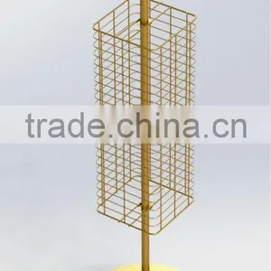 C8574 4 Way Gridwall Wire Hook Spinner Rack thumbnail-1