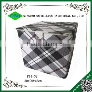 Trellis Design Home Mini Fabric Canvas Folding Storage Box thumbnail-1