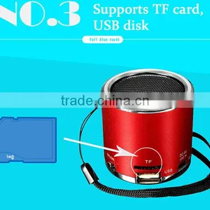 New High Quality Fashion Portable Micro USB Stereo Speaker With FM Radio For IPad For IPhone For Samsung thumbnail-3