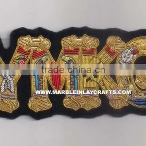 Fashionable Zari Hand Embroidery Badges thumbnail-1