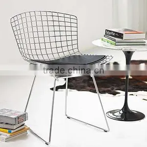 Modern Wire Chair Metal Base thumbnail-3