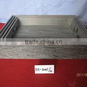 Carbonized Healthful Wooden Fruit Tray,wooden Tray thumbnail-1