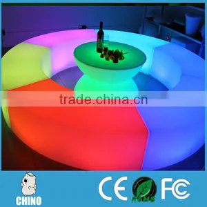 CB1243 Glow Outdoor Furniture Led Bench Snake Seat Chair thumbnail-3