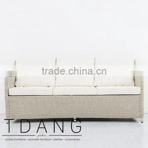 Anderson Outdoor Patio Bench - Vietnam Poly Rattan Material - Wicker Furniture thumbnail-1