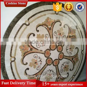 Heart Shaped Waterjet Marble Classic Pattern Factory Price thumbnail-2