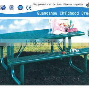 (HD-19407)Dark Green Stainless Steel Bench Seat thumbnail-1