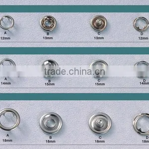 KMJ-2106 Series High Qulity Metal Prong Snap Buttons thumbnail-1