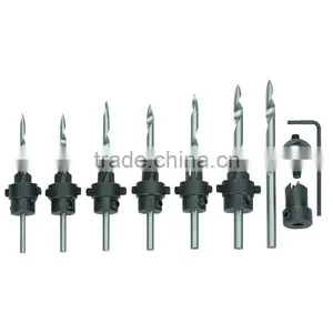 Carbon Steel Tapered Drill Bit And Countersink Set, 22 Piece Carbide Drill Bit Twist Drill Bit Scrap Drill Bit thumbnail-1