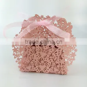 Customized Foldable Wedding Invitation Candy Box Romantic Paper Wedding Box thumbnail-3