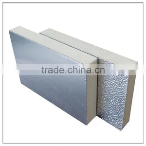 Smooth Surface Aluminum Foil Compound Polyurethane/PU Air Duct Panel thumbnail-1
