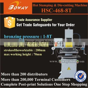HSC-468-8T Hot Foil Stamping Rouge Red Wine Wooden Box Branding Machine thumbnail-1