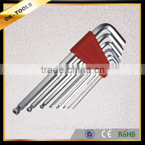 Ok-Tools Metric 8pcs Ball Point Long Hex Key Set thumbnail-1