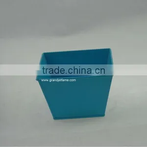 Household Cheap Suqare Blue Sweetness Candle Holder thumbnail-1