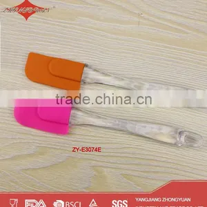 Baking Supplies Silicone Bowl Scraper With Plastic Handle thumbnail-1