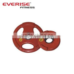 3 Hole Olimpic Plate / Color Weight Plate / Vinyl Weight Plate / 5 kg Weight Plate thumbnail-1