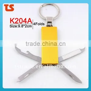 2014 Mini Multi Cute Design LED Metal Utility Keychain Gift Knife K204A thumbnail-1