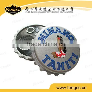 Promotion Round Beer Bottle Cap Shaped Magnet Bottle Opener for Beer Bottle thumbnail-2