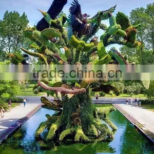 Wholesale Artificial Topiary for Sale Artificial Topiary Fake Grass Animal thumbnail-2