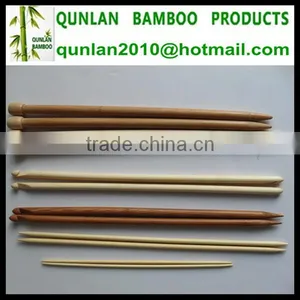 Natural Bamboo Double Crochet Needle thumbnail-1