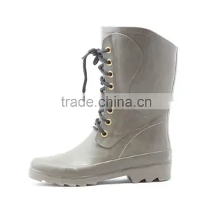 Cool Style Woman Short Rubber Rain Boots thumbnail-1