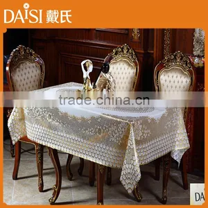 137CM*183CM PVC Lace Long Graceful and Competitive Table Cloth thumbnail-1