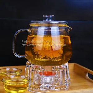 Strong Glass Tea Set Glass Coffee Set Hot Water Glassware Wholesale Glass Teaset thumbnail-1