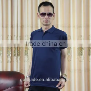 Custom 100% Polyester Dry Fit Mens Quick Dry Polo Shirt Wholesale Sport Polo Shirt thumbnail-5