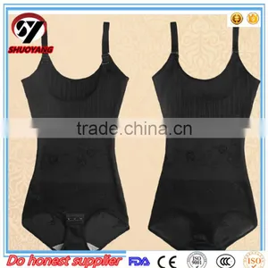 Women Floral Bodysuits Shapewear Underwear Plus Size Body Shaper Waist Corsets B thumbnail-4