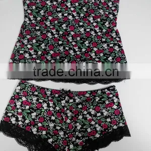 Woman Clothes Conservative Swimwear Fabric Girls Underwear With Bra thumbnail-1