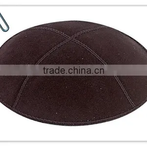 Suede Kippah,Jewish Kippah thumbnail-1