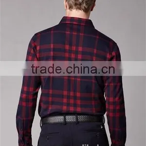 New Design Buffalo Plaid Cotton Men Shirt BSL0064 thumbnail-2