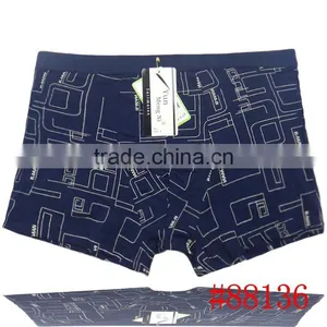 High Quality Breathable Comfortable Bamboo Fiber Men Boyshort Wholesale Men Boxer Briefs thumbnail-1