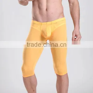 2014 Hot Sale Sexy Thin Men's Long Johns Underwear Long Sleeve Breathable Body Shaper SM03-13 thumbnail-5