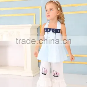 2017 New Style Children Clothes Clothing Sets and Conice Kids Outfits Cheap Baby Girl Clothes Sets From Shopping Clothes thumbnail-1