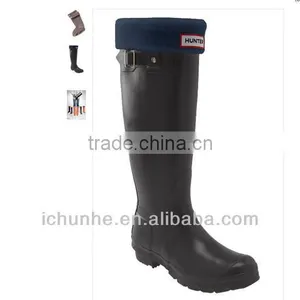 Pure Colour Adult &kids New Cheap Polar Fleece Rain Boots Warmer Factory thumbnail-5
