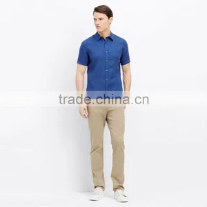 Custom Design Pattern Cheap Italian Office Wear Shirts for Men thumbnail-3