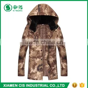 New Arrival Plus Size Long Style Winter Windproof Mens Camo Cotton - Padded Jacket thumbnail-3
