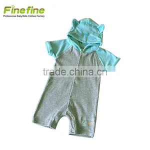 Cheap Price Cool Design Plain Organic Baby Rompers thumbnail-2