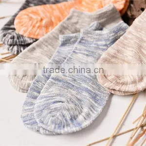 New Spring Summer Vintage Shallow Mouth Cotton Boat Socks Casual Quality Breathable Invisible Sports Sock For Men thumbnail-2
