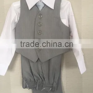 2017 New Style Latest Design China High Quality 3 Piece Cheap TR Boy Suit Factory thumbnail-6